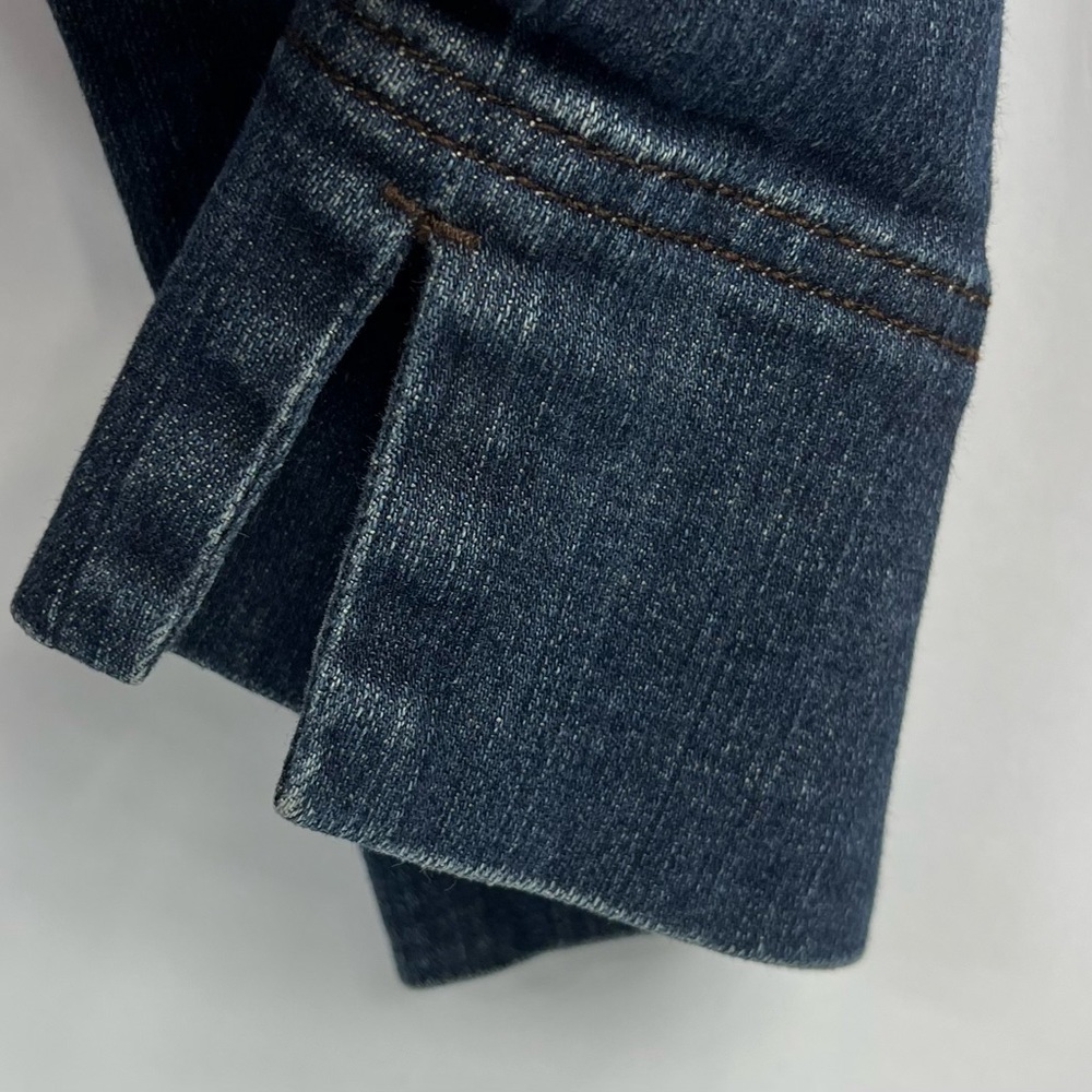 Simply Vera Wang Women's Straight Leg Dark Wash Capri Jeans Size 12P - Picture 4 of 12